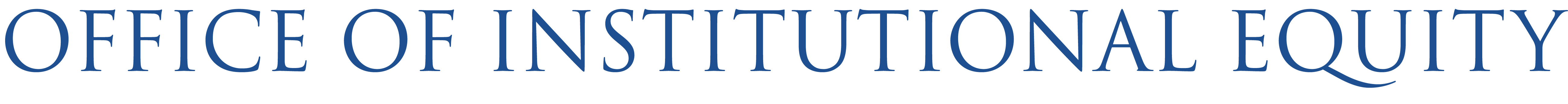 Office of Institutional Equity logo